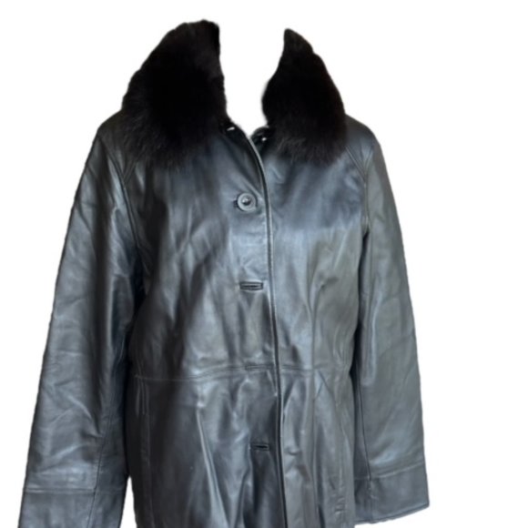 Bernardo Jacket fur collar - Picture 1 of 3